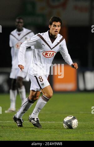 Yoann Gourbrassard de Bordeaux lors du match de football de la première Ligue française, Montpellier contre Girondins de Bordeaux à Montpellier, France, le 16 décembre 2009. Bordeaux a gagné 1-0. Photo de Henri Szwarc/ABACAPRESS.COM Banque D'Images