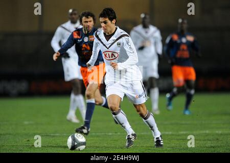 Yoann Gourbrassard de Bordeaux lors du match de football de la première Ligue française, Montpellier contre Girondins de Bordeaux à Montpellier, France, le 16 décembre 2009. Bordeaux a gagné 1-0. Photo de Henri Szwarc/ABACAPRESS.COM Banque D'Images