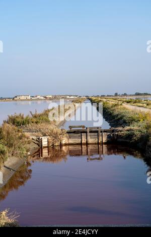 Salin di Cervia, Cervia, Ravenne, Emilie Romagne, Italie, Europe. Banque D'Images