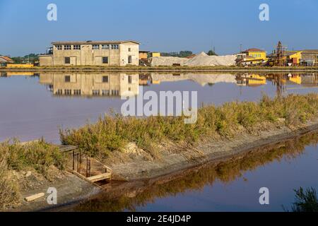 Salin di Cervia, Cervia, Ravenne, Emilie Romagne, Italie, Europe. Banque D'Images