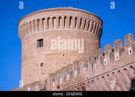 Château Julius II à Ostia antica - Rome Italie Banque D'Images