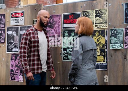 COMMON et JESSICA CHASTAIN dans AVA (2020), dirigé par TATE TAYLOR. Crédit: TENSION PHOTOS / Album Banque D'Images