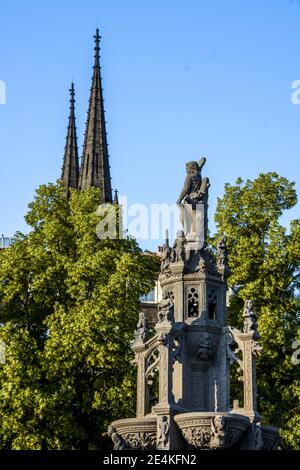 Clermont-Ferrand. Fontaine d'Amboise. Département du Puy de Dome. Auvergne-Rhône-Alpes. France Banque D'Images