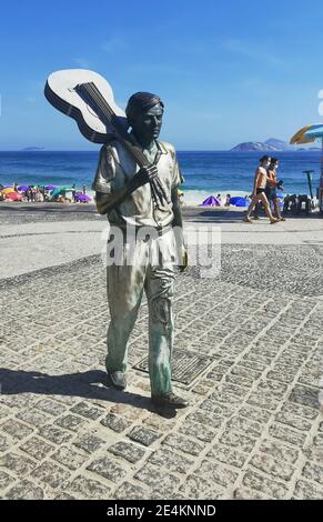 UNE JOURNÉE À RIO EN JANVIER 2021 Banque D'Images