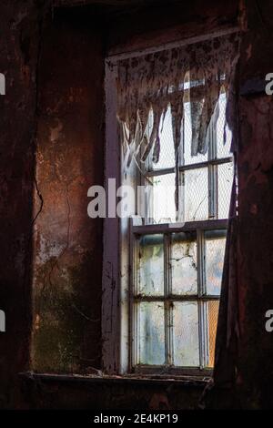 Bâtiment abandonné à Co. Monaghan, Irlande Banque D'Images