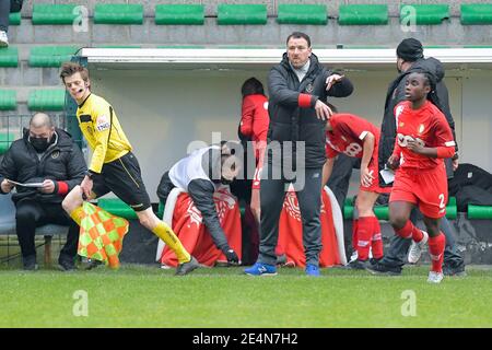 Aalst, Belgique. Le 23 janvier 2021. assistant Erdem UCAR de Standard photographié pendant un match de football féminin entre Eendracht Aalst et Standard Femina de Liège le 11 ème jour de match de la saison 2020 - 2021 de la Super League belge Scooore Womens, samedi 23 janvier 2021 à Aalst, Belgique . PHOTO SPORTPIX.BE | SPP | STIJN AUDOOREN Credit: SPP Sport Press photo. /Alamy Live News Banque D'Images