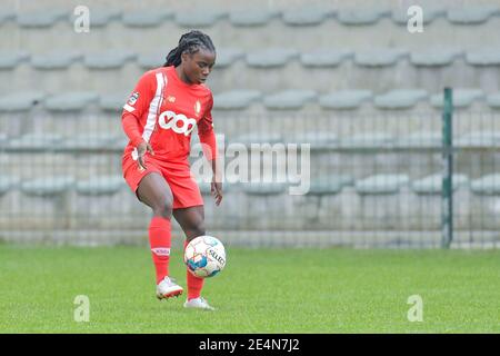 Aalst, Belgique. 23 janvier 2021. Fon WELMA (2) de Standard photographié lors d'un match de football féminin entre Eendracht Aalst et Standard Femina de Liège le 11 ème jour de match de la saison 2020 - 2021 de la Super League belge Scooore Womens, samedi 23 janvier 2021 à Aalst, Belgique . PHOTO SPORTPIX.BE | SPP | STIJN AUDOOREN Credit: SPP Sport Press photo. /Alamy Live News Banque D'Images