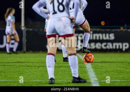 Tubize, Belgique. 22 janvier 2021. Illustration photo OHL prêt à recommencer lors d'un match de football féminin entre RSC Anderlecht Dames et Oud Heverlee Leuven le 11 e match de la saison 2020 - 2021 de la Super League belge des Womens, vendredi 22 janvier 2021 à Tubize, Belgique . PHOTO SPORTPIX.BE | SPP | STIJN AUDOOREN Credit: SPP Sport Press photo. /Alamy Live News Banque D'Images