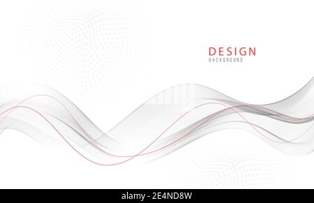 Modèle de mise en page du certificat Wave en arrière-plan abstrait du Swoosh moderne. Illustration vectorielle Illustration de Vecteur