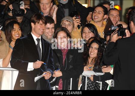 Tom Cruise participe à la première de « Mad Money » au Mann Village Theatre de Westwood, Los Angeles, CA, USA le 9 janvier 2008. Photo de Lionel Hahn/ABACAPRESS.COM Banque D'Images