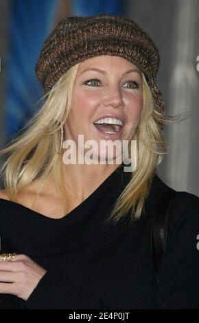 Heather Locklear participe à la première mondiale de Walt Disney Pictures du concert Hannah Montana/Miley Cyrus Best of Two Worlds, qui s'est tenu au El Capitan Theatre sur Hollywood Boulevard à Los Angeles, CA, États-Unis, le 17 janvier 2008. Photo de Baxter/ABACAPRESS.COM Banque D'Images