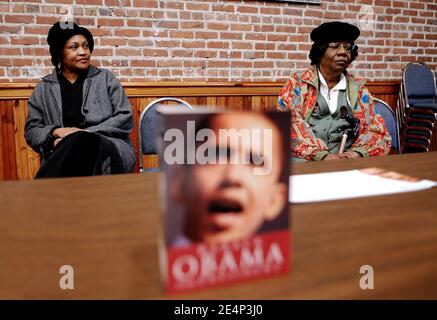 Les partisans de l'espoir présidentiel démocrate Barack Obama assiste à une réunion du GOTV (Get Out to vote) organisée par le Parti démocrate à Holly Hill, SC, Etats-Unis le 19 janvier 2008. Photo par Olivier Douliery/ABACAPRESS.COM Banque D'Images