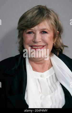 Marianne Faithfull participe au salon de mode Printemps-été 2008 de Chanel haute-Couture qui s'est tenu au Grand Palais, à Paris, en France, le 22 janvier 2008. Photo de Nebinger-Taamallah/ABACAPRESS.COM Banque D'Images