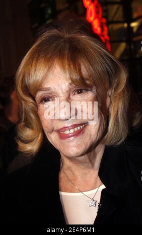 L'actrice française Jeanne Moreau célèbre son 80e anniversaire et ses 60 ans de Carrier lors du Festival du film d'Angers "premiers plans" à Angers, France, le 23 janvier 2008. Photo de Patrick Bernard/ABACAPRESS.COM Banque D'Images