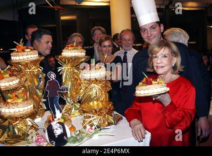 L'actrice française Jeanne Moreau célèbre son 80e anniversaire et ses 60 ans de Carrier lors du Festival du film d'Angers "premiers plans" à Angers, France, le 23 janvier 2008. Photo de Patrick Bernard/ABACAPRESS.COM Banque D'Images