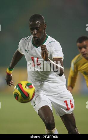 Papa Waigo Ndiaye du Sénégal pendant le match de football de la coupe africaine des nations, Sénégal contre Afrique du Sud à Kumasi, Ghana, le 31 janvier 2008. La correspondance s'est terminée par un tirage de 1-1. Le Sénégal n'a pas réussi à se qualifier pour le prochain tour de la compétition. Photo de Steeve McMay/Cameleon/ABACAPRESS.COM Banque D'Images