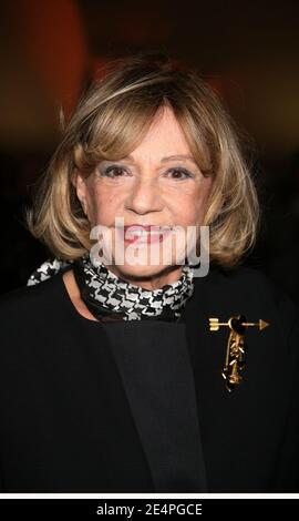 L'actrice française Jeanne Moreau célèbre son 80e anniversaire et ses 60 ans de porteuse lors d'un hommage à la Cinémathèque de Paris, le 6 février 2008. Photo de Denis Guignebourg/ABACAPRESS.COM Banque D'Images