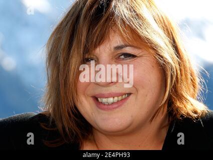 L'actrice Michele Bernier pose lors du 10e Festival international du film de télévision de Luchon qui s'est tenu dans les Pyrénées françaises, en France, le 8 février 2008. Photo de Patrick Bernard/ABACAPRESS.COM Banque D'Images