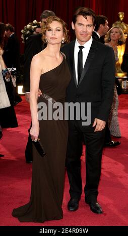 Josh Brolin et Diane Lane arrivent aux 80e Academy Awards, qui se tiennent au Kodak Theatre sur Hollywood Boulevard à Los Angeles, CA, Etats-Unis, le 24 février 2008. Photo de Ian West/PA photos/ABACAPRESS.COM Banque D'Images