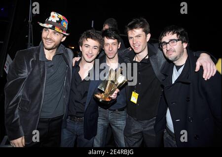 EXCLUSIF - Renan Luce en coulisses lors de la 23e cérémonie des "victoires de la musique" qui s'est tenue au hall Zenith à Paris, France, le 8 mars 2008. Photo de Gouhier-Nebinger/ABACAPRESS.COM Banque D'Images