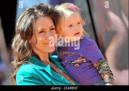 Joely Fisher et sa fille assistent à la première de 'Dr. Seuss Horton entend UN qui!' Au Mann Village Theatre de Westwood, Los Angeles, CA, Etats-Unis, le 8 mars 2008. Photo de Lionel Hahn/ABACAPRESS.COM Banque D'Images