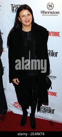 Tracey Ullman arrive pour la première mondiale de la saison 2 des Tudors, qui s'est tenue au Sheraton Hotel and Towers de New York, NY, États-Unis, le 19 mars 2008. Photo de Slaven Vlasic/ABACAPRESS.COM Banque D'Images