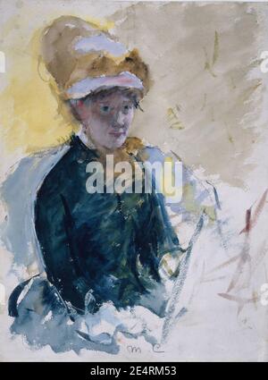 Mary Stevenson Cassatt - Mary Cassatt Autoportrait Banque D'Images