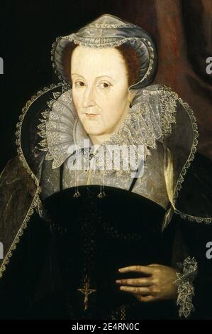 Mary, reine d'Écosse après Nicholas Hilliard (Crop). Banque D'Images