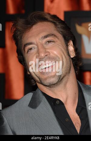 Javier Bardem assiste à la 13e édition du prix du choix des critiques à l'Auditorium civique de Santa Monica. Los Angeles, le 7 janvier 2008. (Photo : Javier Bardem). Photo de Lionel Hahn/ABACAPRESS.COM Banque D'Images