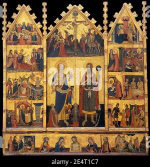 Maître de Santa Coloma de Queralt - retable de la Saints Jean Banque D'Images