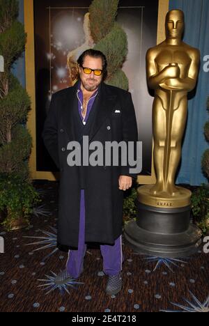 Julian Schnabel participe au déjeuner des nominés du 80e Academy Awards organisé au Beverly Hilton Hotel. Los Angeles, le 4 février 2008. (Photo : Julian Schnabel). Photo de Lionel Hahn/ABACAPRESS.COM Banque D'Images