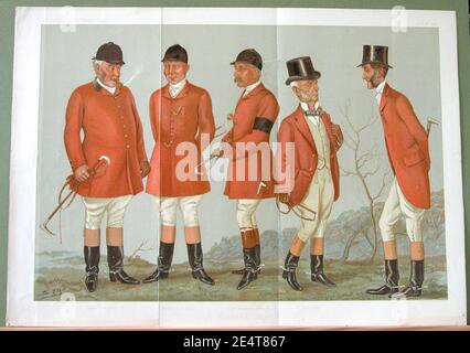 Masters of Fox Hounds, Vanity Fair, 1895-11-28. Banque D'Images