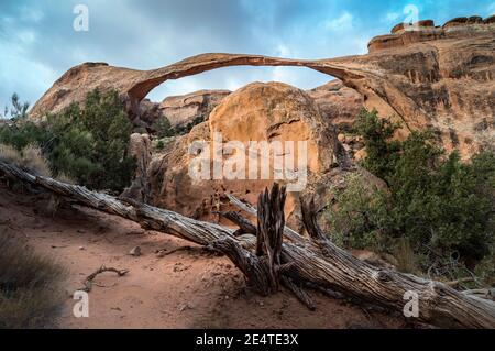 PARC NATIONAL DE DEVILS GARDEN ARCHES MOAB UTAH Banque D'Images