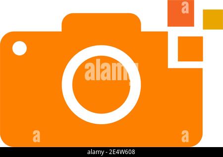 Modèle vectoriel d'inspiration pour le logo de l'icône de l'appareil photo Illustration de Vecteur