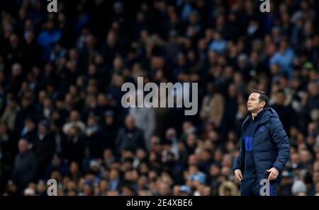 Photo du dossier datée du 23-11-2019, du gestionnaire de Chelsea Frank Lampard. Date de publication : lundi 25 janvier 2021. Banque D'Images