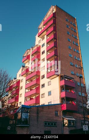 The Byker Wall, Newcastle upon Tyne Banque D'Images