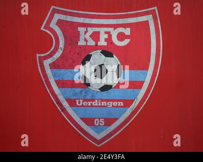 Club Emblem KFC Uerdingen 05 DFB 3e saison de ligue 2020-21 Banque D'Images