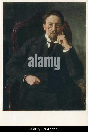 Anton Pavlovich Chekhov (29 janvier 1860 – 15 juillet 1904) Était un dramaturge russe et un auteur de courtes histoires qui est considéré être parmi les plus grands wr Banque D'Images