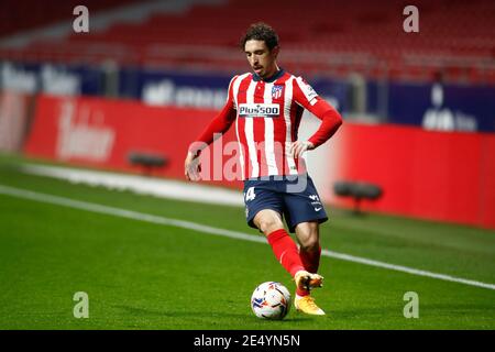 Sime Vrsaljko de l'Atletico de Madrid pendant le championnat d'Espagne Match de football de la Liga entre l'Atlético de Madrid et Valen / LM Banque D'Images