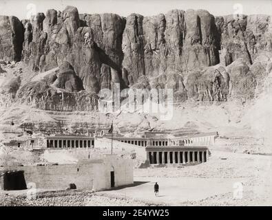 Photographie du XIXe siècle : Vallée des Rois, Louxor, Égypte. Banque D'Images