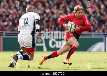 Cedric Heymans de Toulouse lors du match de rugby de la coupe Heineken, quart de finale, Toulouse vs Cardiff Blues à Toulouse, France, le 6 avril 2008. Toulouse a gagné 41-17. Photo par Alex/Cameleon/ABACAPRESS.COM Banque D'Images