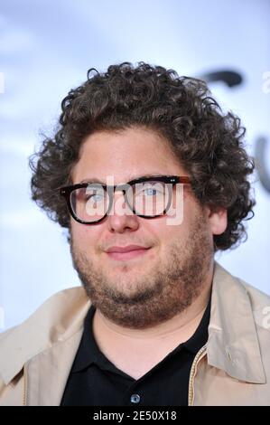 Jonah Hill assiste à la première de « Formast Sarah Marshall » qui s'est tenue au Chinese Theatre à Hollywood, CA, USA le 10 avril 2008. Photo de Lionel Hahn/ABACAPRESS.COM Banque D'Images