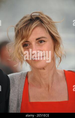 Anne Consigny participe à un photocall pour un Conte de Noel lors du 61e Festival de Cannes, le 16 mai 2008. Photo de Hahn-Nebinger-Orban/ABACAPRESS.COM Banque D'Images