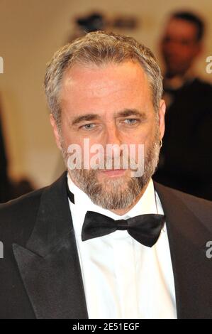 Le réalisateur israélien Ari Folman arrive au tapis rouge du Palais des Festivals à Cannes, France, le 15 mai 2008, pour son film d'animation « Waltz with Bashir » au 61e Festival de Cannes. Photo de Hahn-Nebinger-Orban/ABACAPRESS.COM Banque D'Images