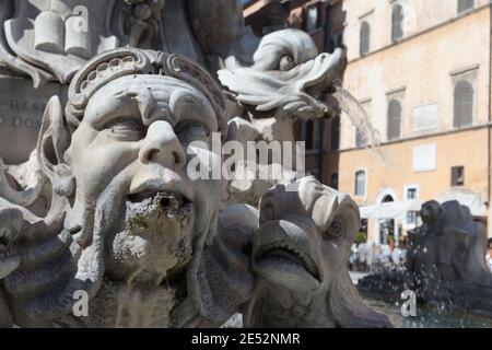 Fontana del Pantheon Banque D'Images