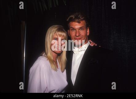 Patrick Swayze et sa femme Lisa Niemi crédit: Ralph Dominguez/MediaPunch Banque D'Images