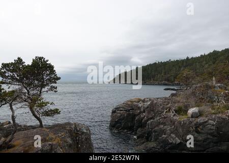 East Sooke Park sur l'île de Vancouver Banque D'Images