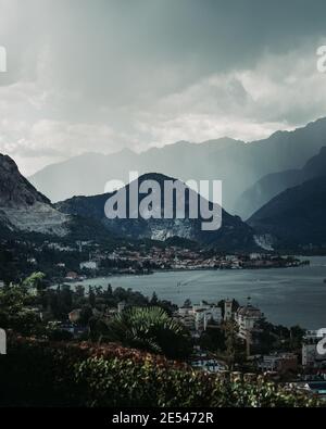 Vacances dans le nord de l'Italie autour du lac de Côme Et Maggiore Banque D'Images