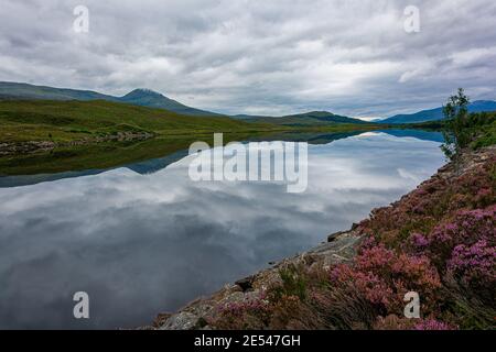 Loch Dughaill, Achnashellach, Wester Ross, Écosse Banque D'Images