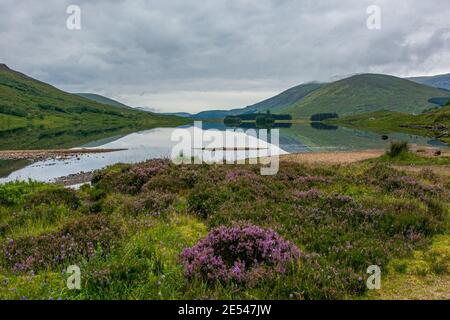 Loch Dughaill, Achnashellach, Wester Ross, Écosse Banque D'Images